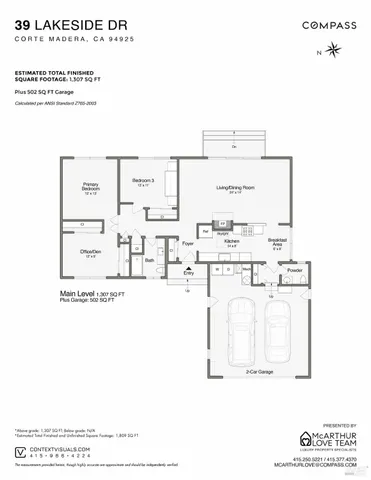 $1,695,000 | 39 Lakeside Drive, Corte Madera, CA 94925