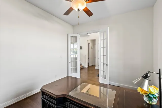wooden floor in an empty room
