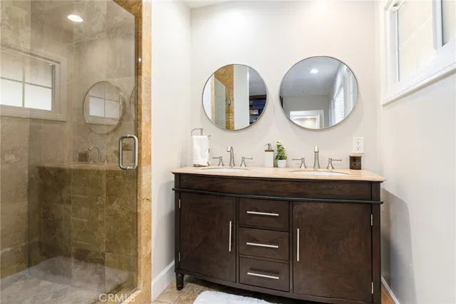 a view of a livingroom with furniture and a window