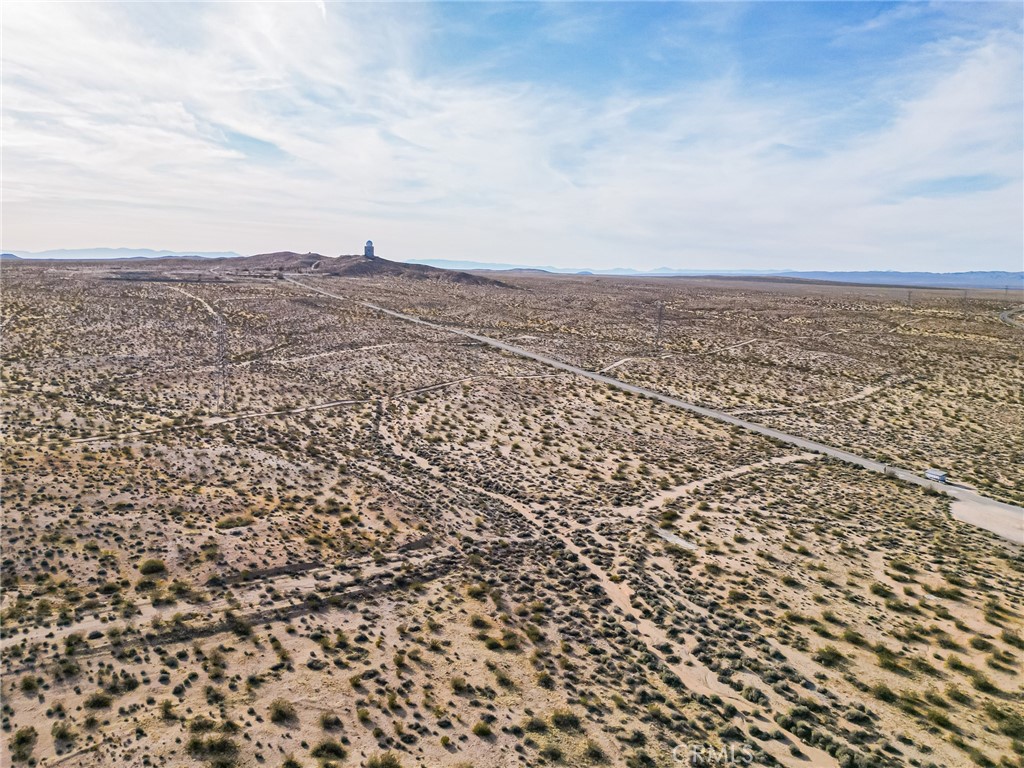 1000 Locust Road Boron, CA 93516 - Photo 17 of 32 an aerial view of house with yard and mountain view in back