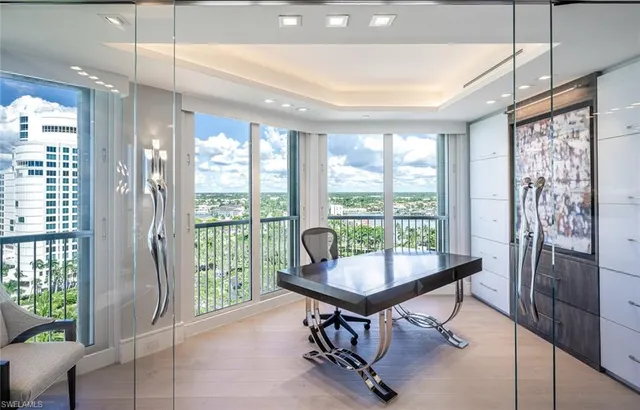 a room with gym equipment