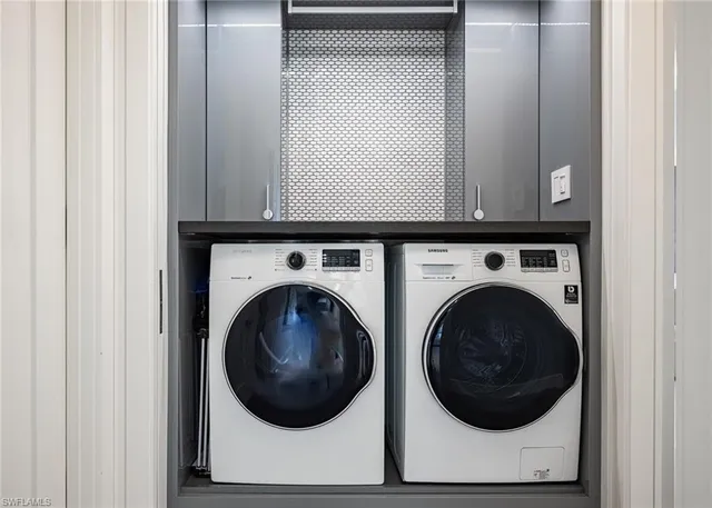 a outdoor space with swimming pool and furniture