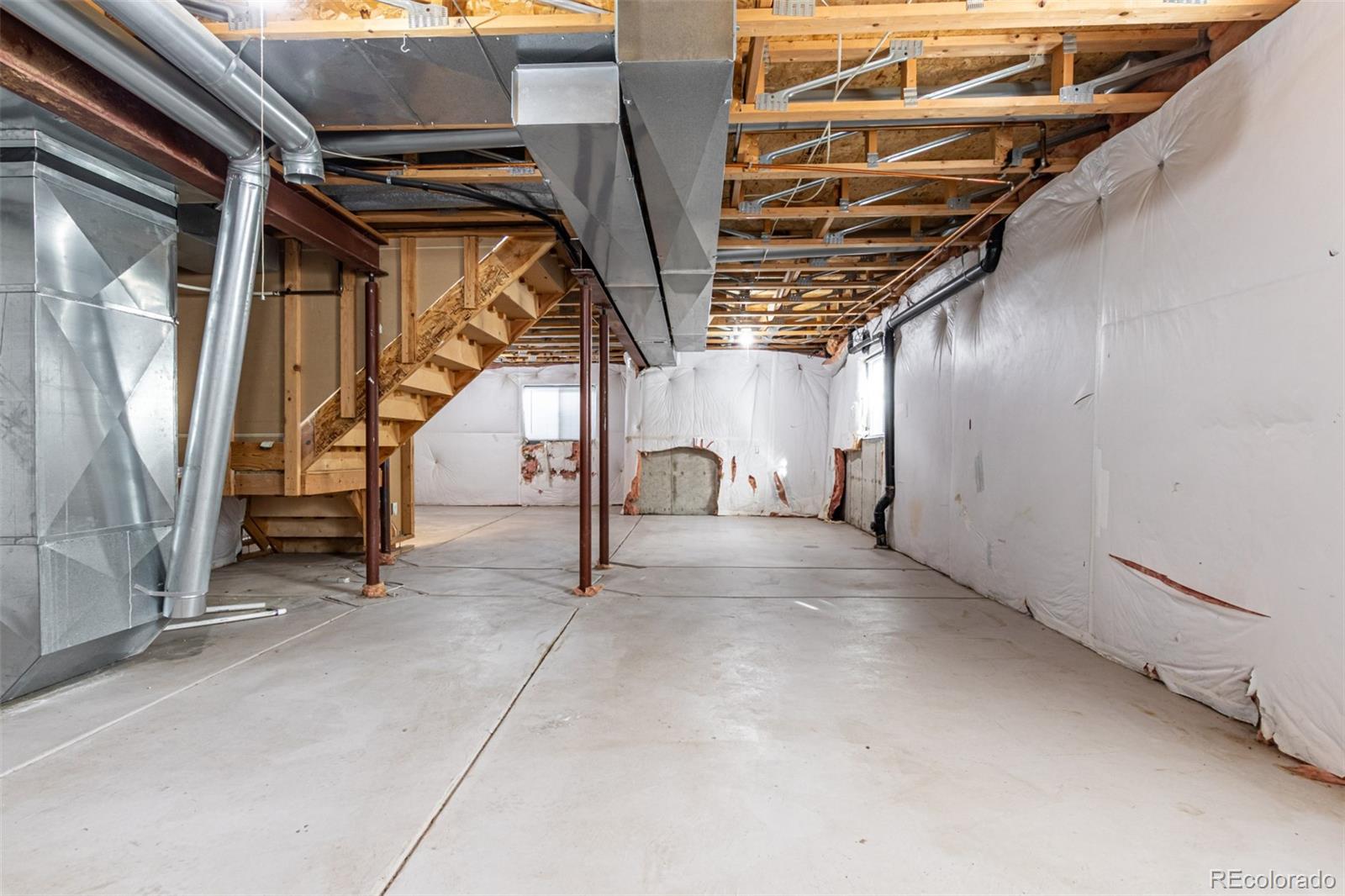 3705 Bucknell Circle Highlands Ranch, CO 80129 - Photo 32 of 42 a view of under construction area and staircase