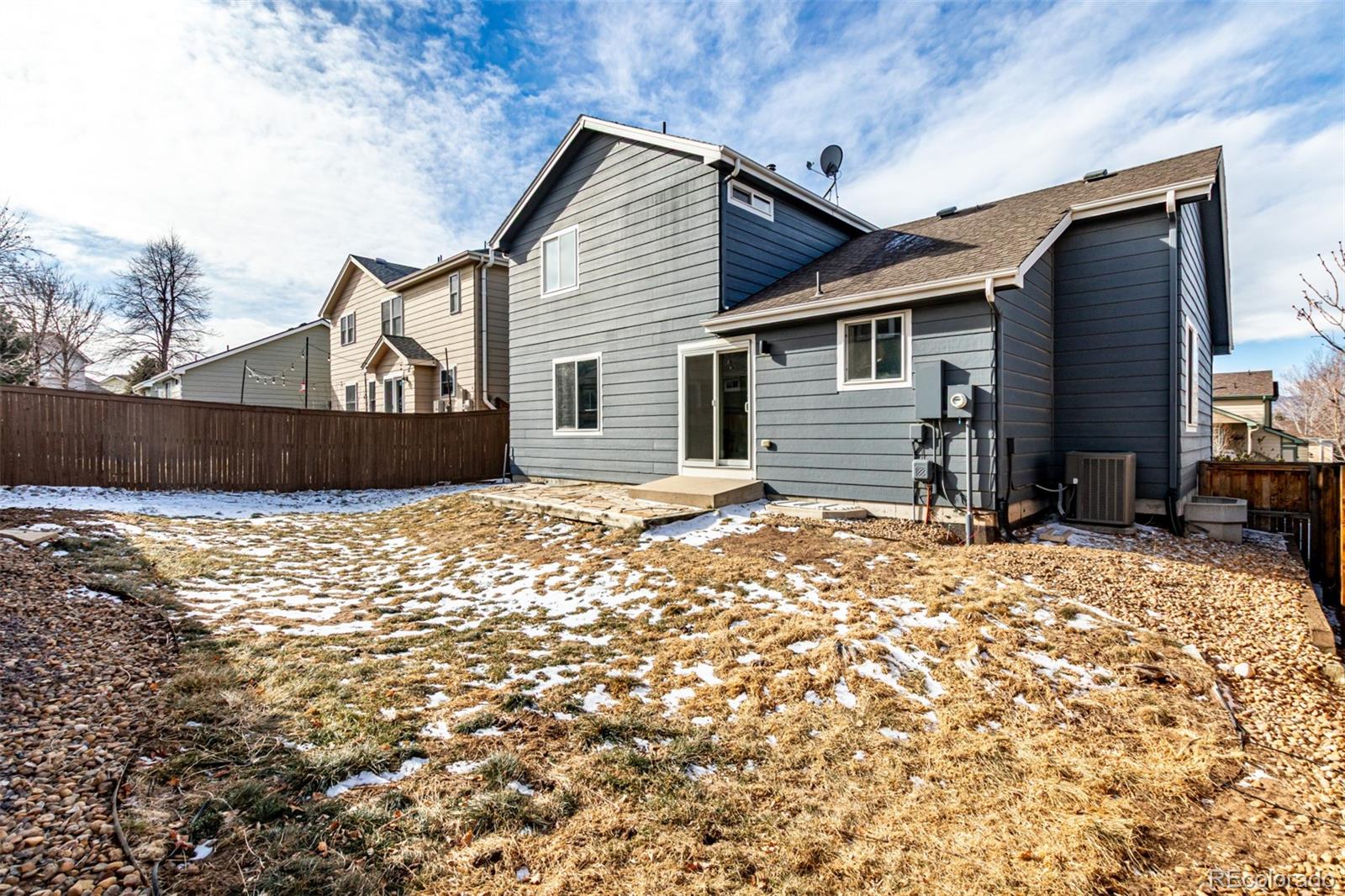 3705 Bucknell Circle Highlands Ranch, CO 80129 - Photo 36 of 42 a view of a house with a yard