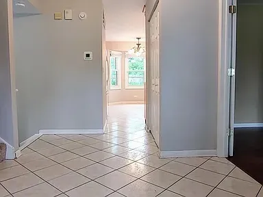 a view of an empty room