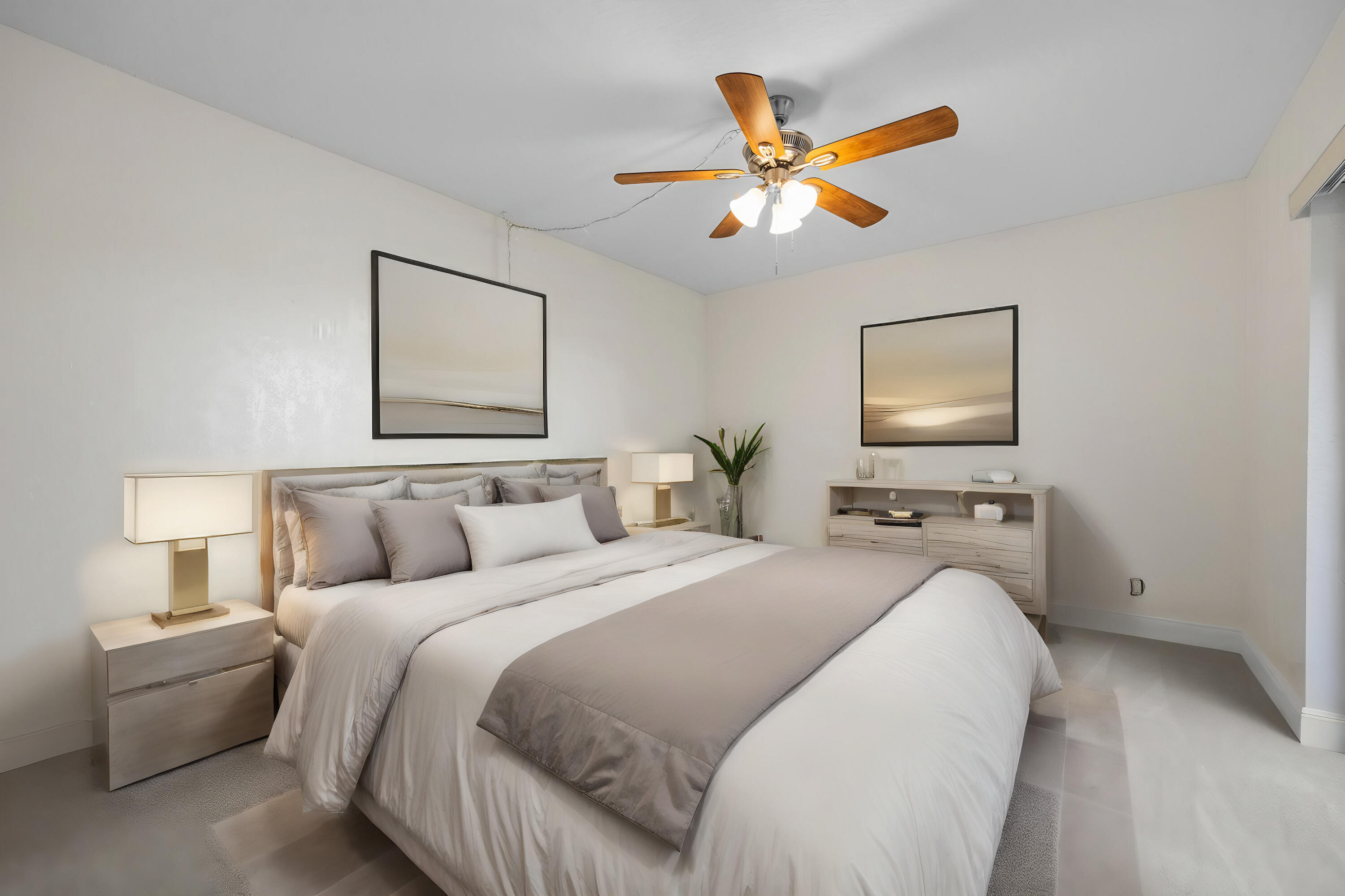 276 Arabian Road Palm Springs, FL 33461 - Photo 31 of 33 Virtually Staged Bedroom Two