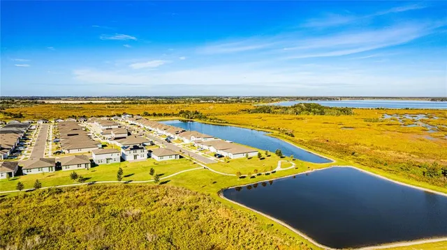 a view of an ocean and beach