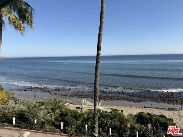 a view of beach and ocean