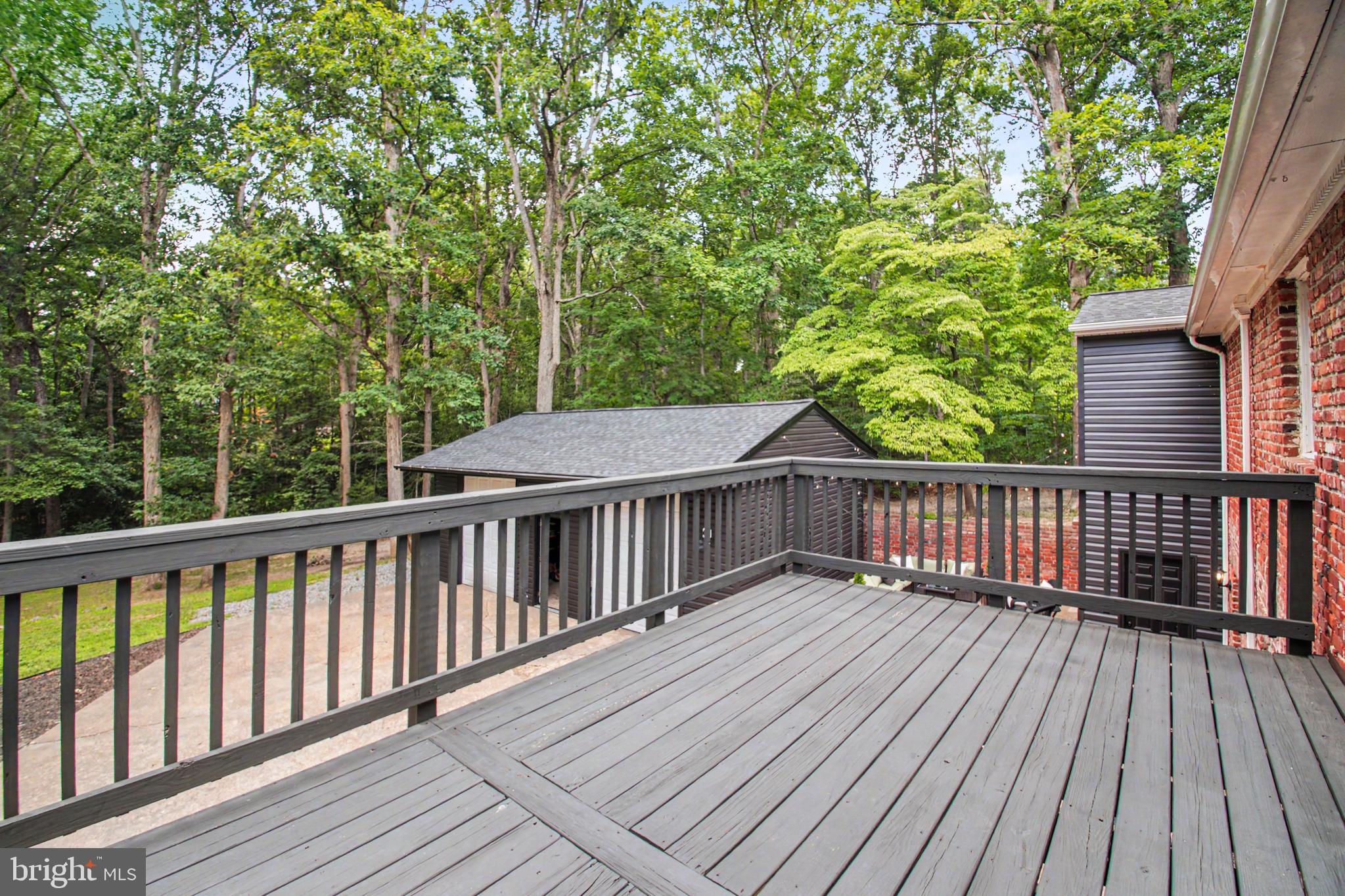 10224 Mill Pond Road Spotsylvania, VA 22551 - Photo 36 of 52 Rear Deck w/Stairs to Grade