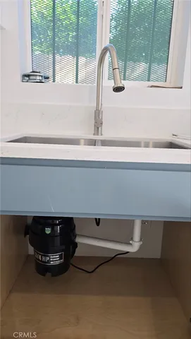 a close view of sink and tap