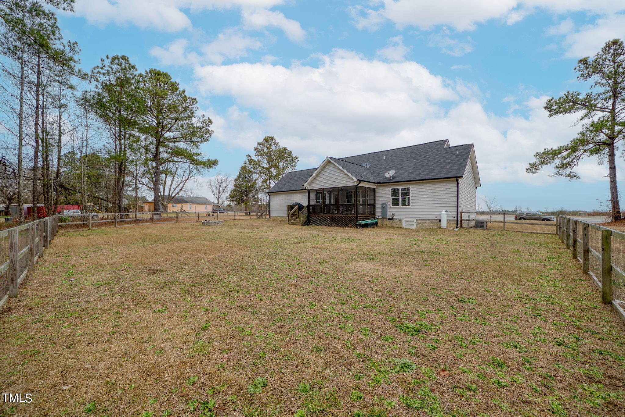 3195 Johnston County Road Angier, NC 27501 - Photo 29 of 31 a front view of a house with a yard