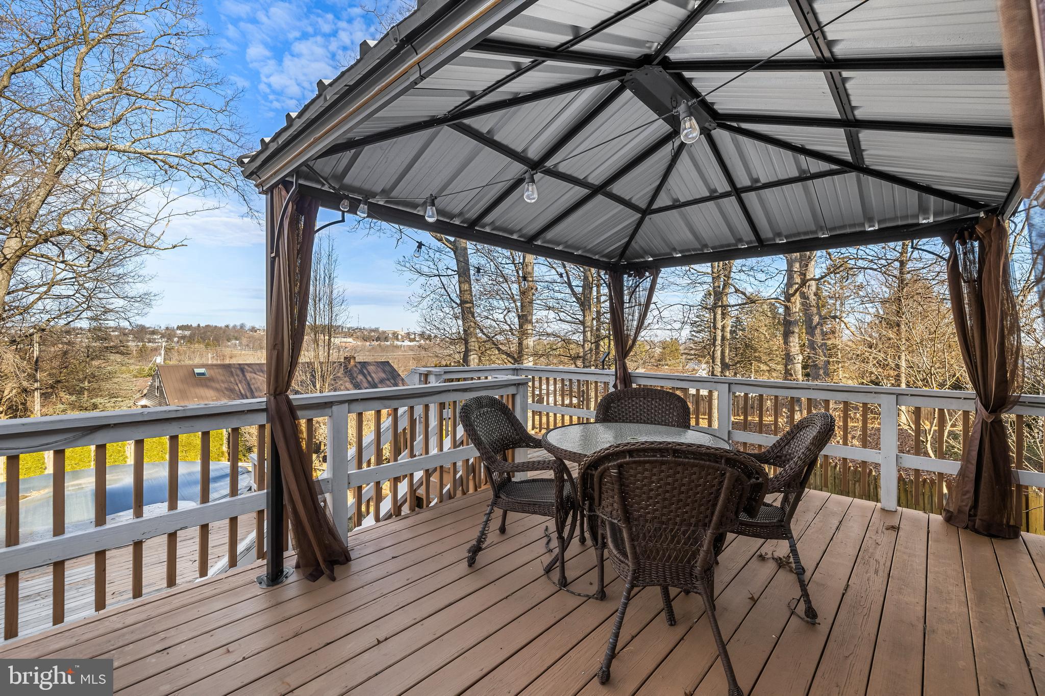 209 Forest Hills Road Red Lion, PA 17356 - Photo 41 of 43 a view of balcony with furniture and wooden floor