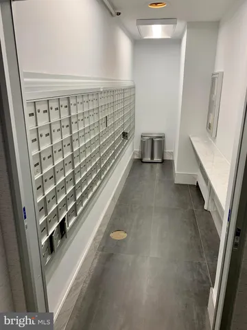 a room with storage and utility