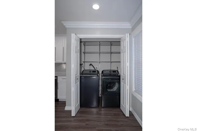 a living room with a wooden floor