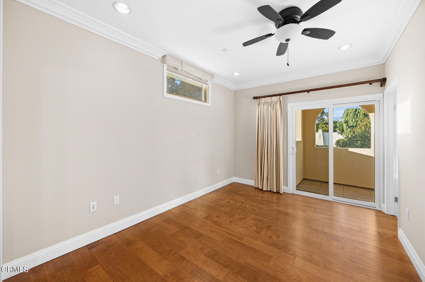 450 Allendale Road Pasadena, CA 91106 - Photo 40 of 57 wooden floor in an empty room with a window