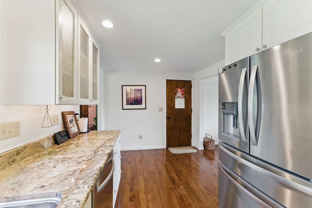 19 Straits Road Hatfield, MA 01038 - Photo 12 of 42 a kitchen with stainless steel appliances granite countertop a refrigerator and a sink