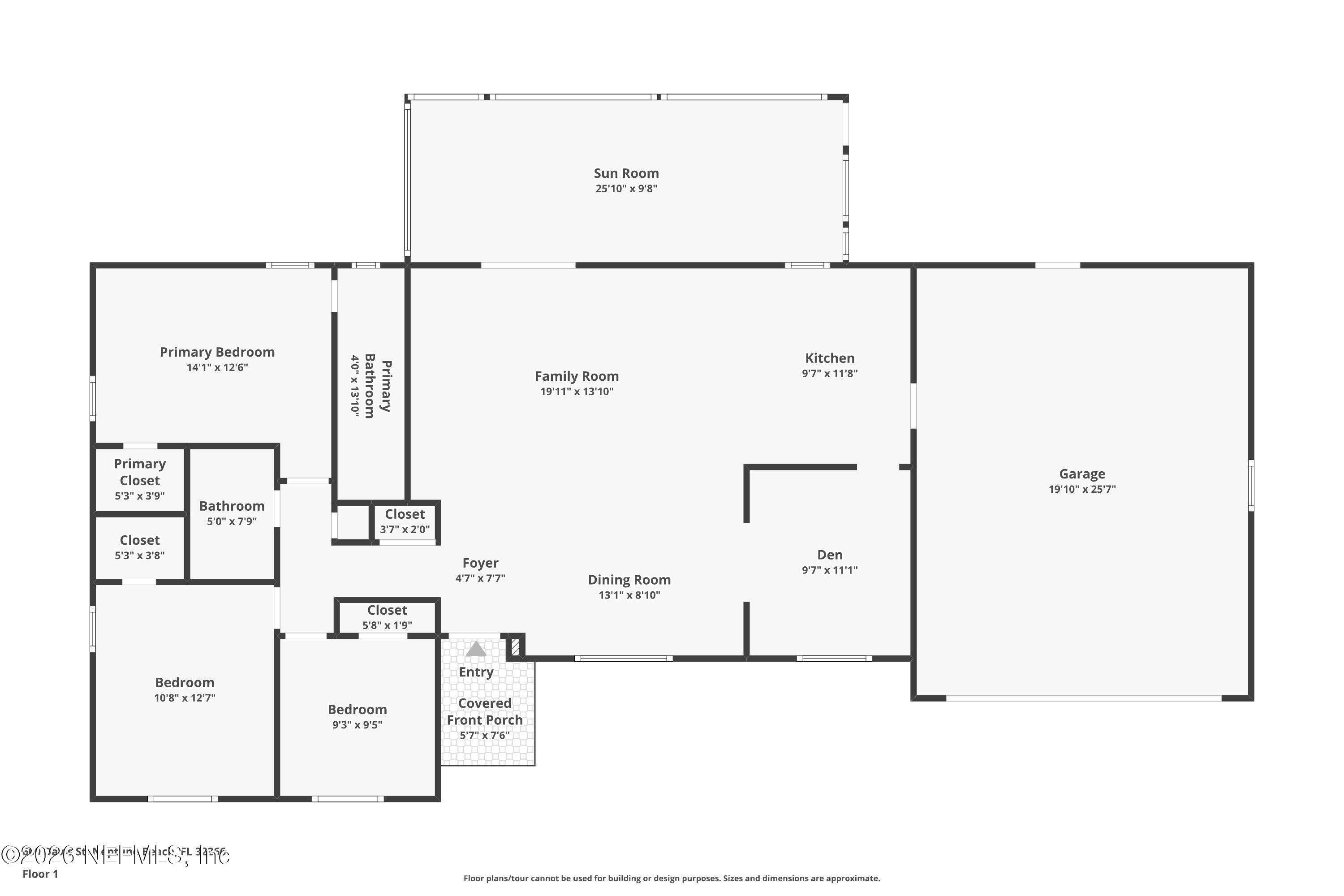 600 Davis Street Neptune Beach, FL 32266 - Photo 33 of 33 a picture of a floor plan