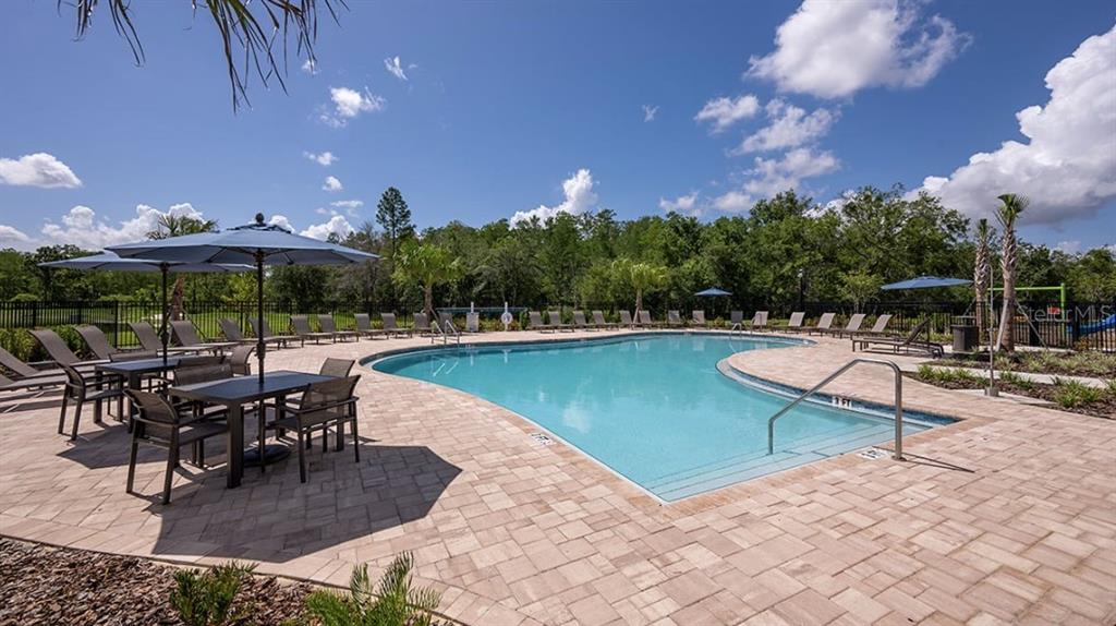 14064 Textile Run Parrish, FL 34219 - Photo 17 of 22 a view of a swimming pool with sitting area