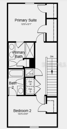 a living room with furniture potted plant and a flat screen tv