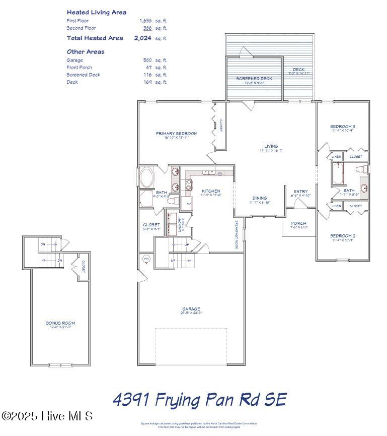 4391 Frying Pan Road Southeast Southport, NC 28461 - Photo 73 of 73 Floor plan 4391 Frying Pan Rd SE