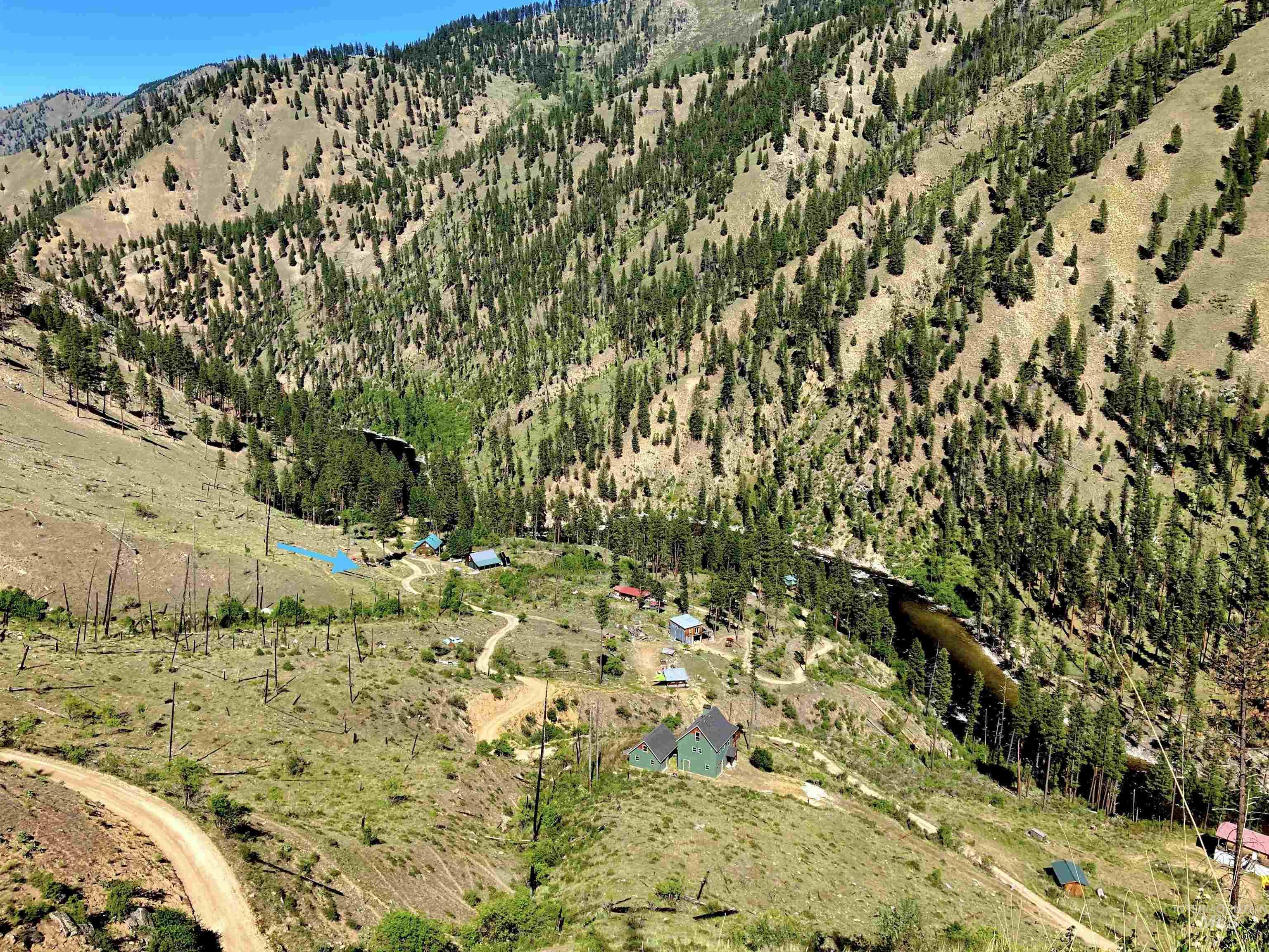 117 Dustin Road McCall, ID 83638 - Photo 16 of 21 Aerial view of property's location with rural landscape