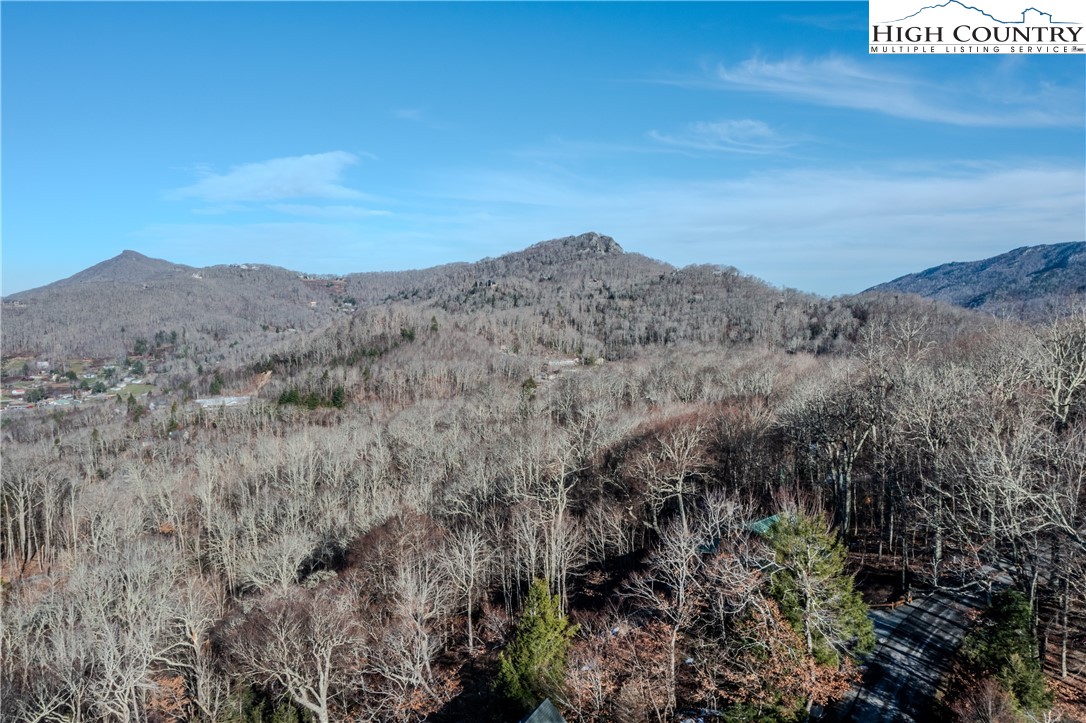 Lot 77 Rock Spring Circle Sugar Mountain, NC 28604 - Photo 15 of 20 a view of a yard with a mountain in the background