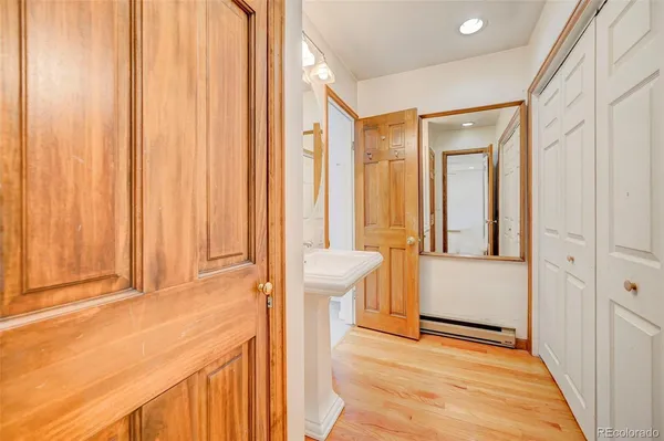 a view of a bathroom with a sink and a toilet