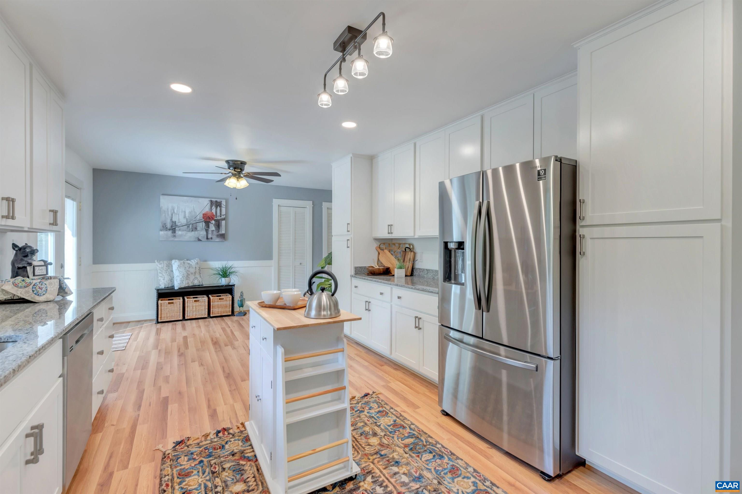 1820 Ridge Road Palmyra, VA 22963 - Photo 14 of 65 a kitchen with a refrigerator a sink and dishwasher