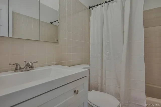 a bathroom with a sink a toilet and vanity