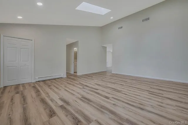 wooden floor in an empty room