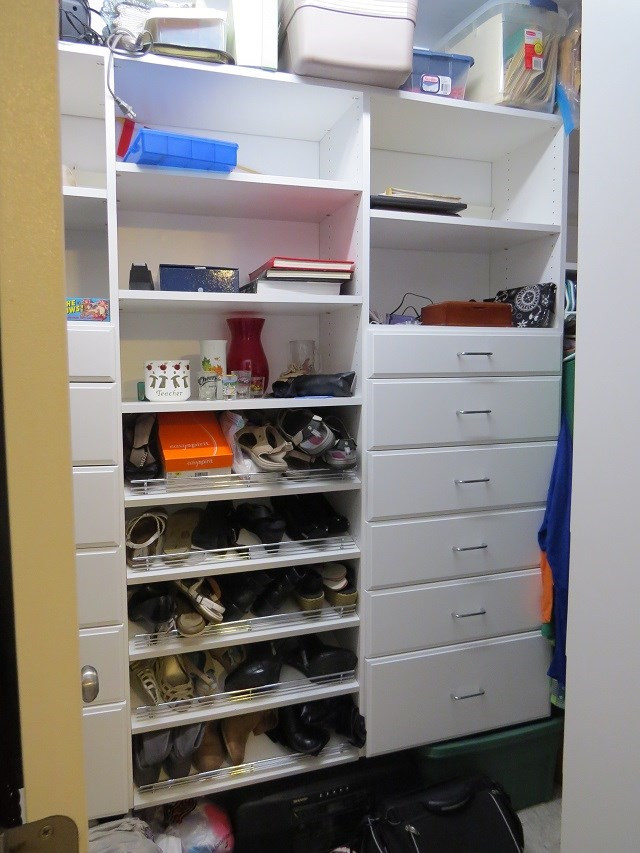 235 Steve Ridge Willow Spring, NC 27592 - Photo 14 of 25 Master closet has kit with plenty of storage for clothes, shoes etc.... You will love it. Master Closet