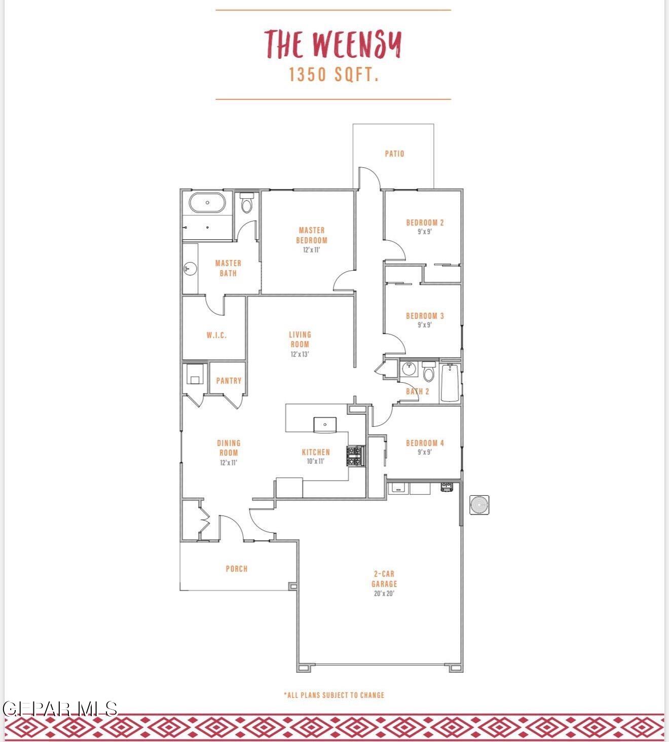 6058 Fall Ridge Street Sunland Park, NM 88008 - Photo 1 of 24 Weensy