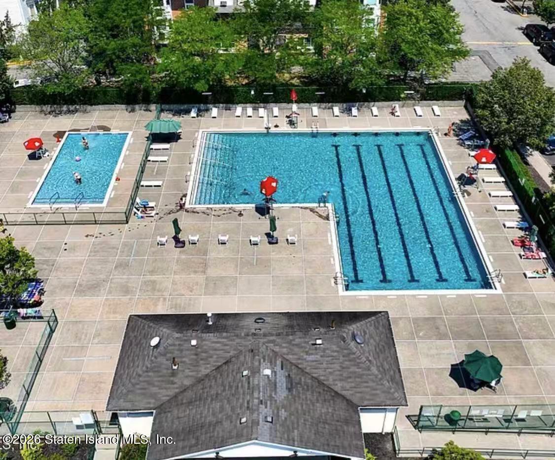 212 Ilyssa Way Staten Island, NY 10312 - Photo 20 of 21 an aerial view of a house with a swimming pool