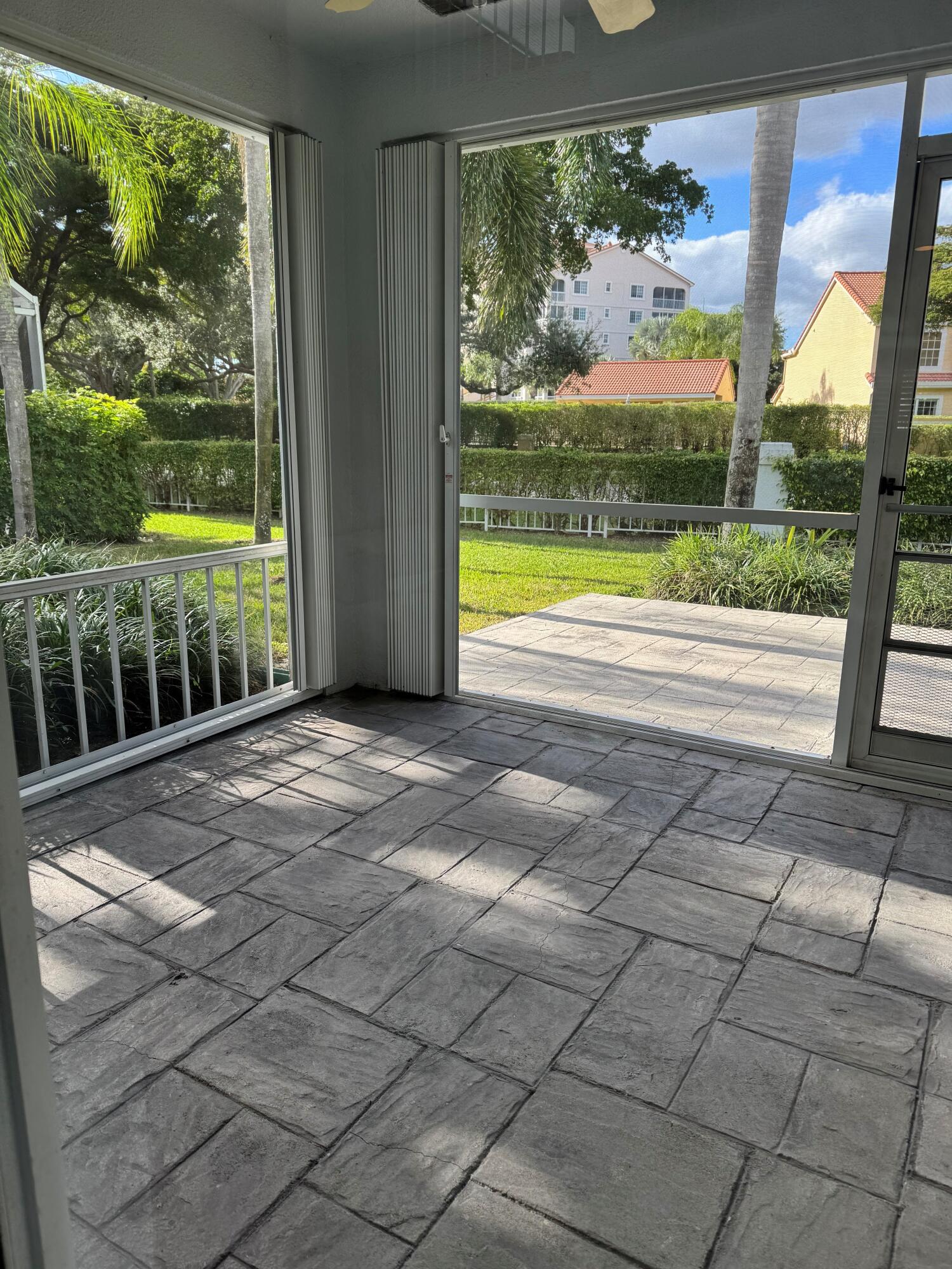 17070 Boca Club Boulevard, Unit 6 Boca Raton, FL 33487 - Photo 18 of 23 Dueling Patio's_Screened Open