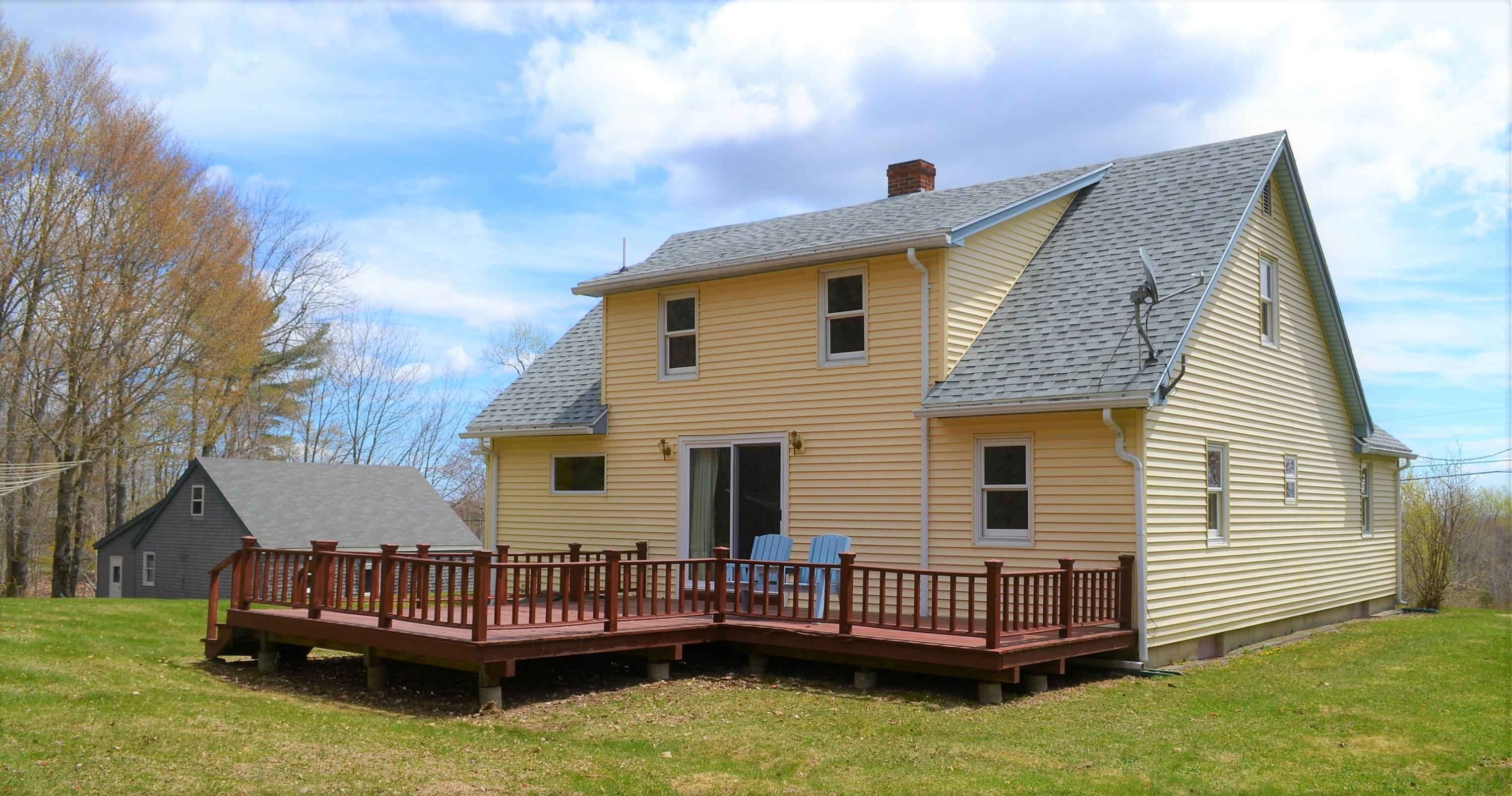 767 Back Ridge Road Penobscot, ME 04476 - Photo 4 of 42 Back of House with Deck