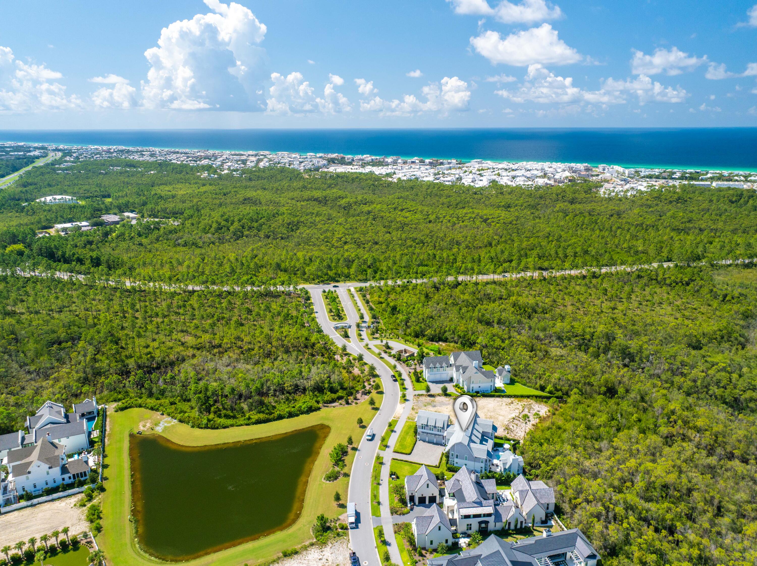 125 Golfridge Dr Inlet Beach Inlet Beach, FL 32461 - Photo 107 of 110 Aerial to Gulf