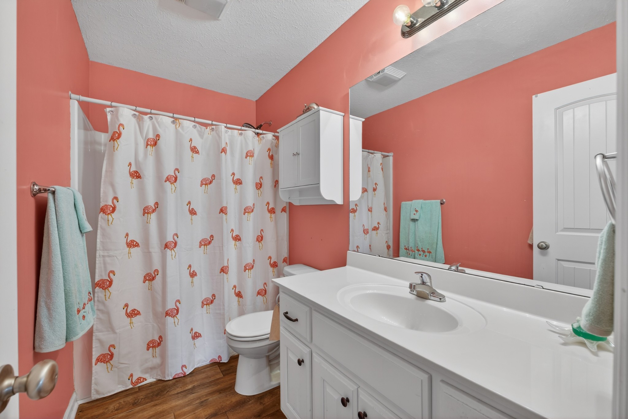 198 L Mitchell Road Flintville, TN 37335 - Photo 16 of 41 a bathroom with a sink toilet and shower