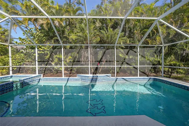 a view of an outdoor space and deck