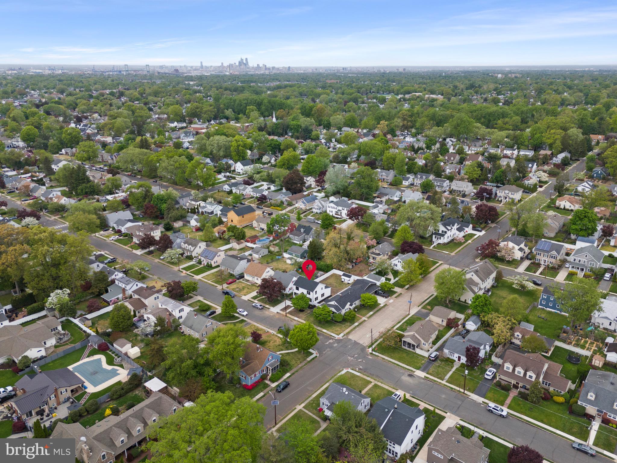 1505 Chestnut Avenue Haddon Heights, NJ 08035 - Photo 36 of 38 an aerial view of city and green space