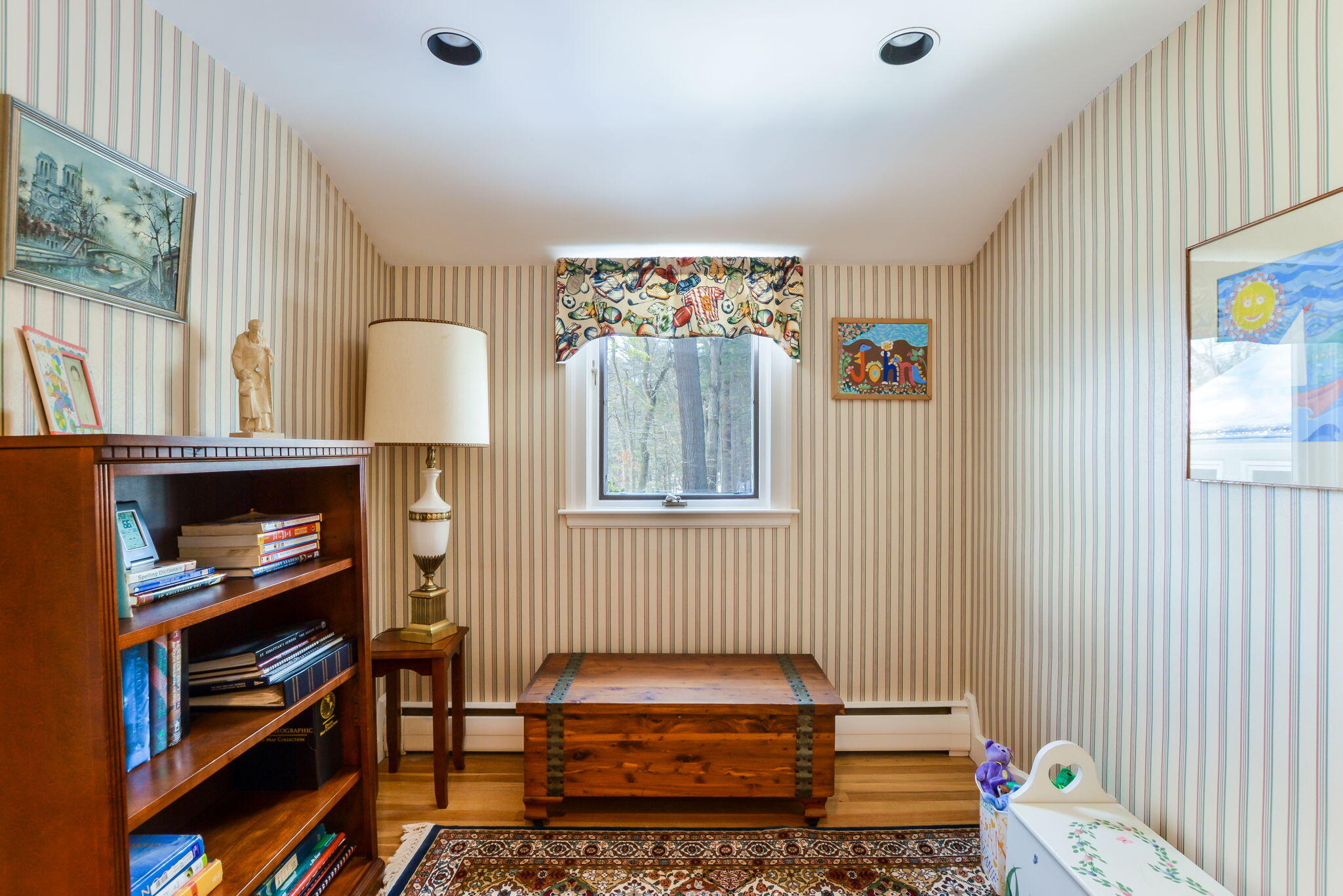 110 Cherry Brook Road Weston, MA 02493 - Photo 29 of 35 a room with furniture and a book shelf