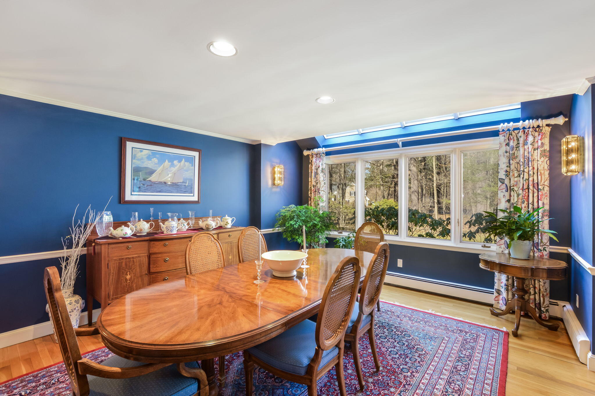110 Cherry Brook Road Weston, MA 02493 - Photo 8 of 35 a view of a dining room with furniture window and outside view