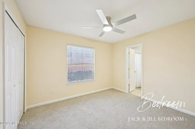 a view of a park with swings