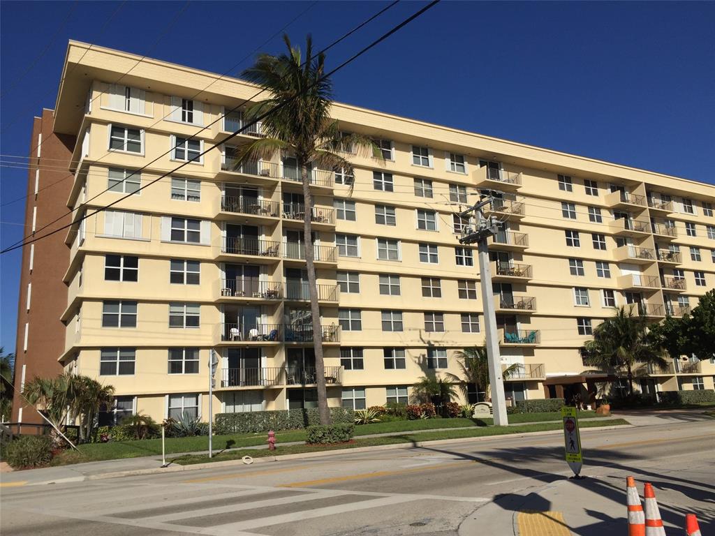 1009 North Ocean Boulevard, Unit 212 Pompano Beach, FL 33062 - Photo 2 of 23 a front view of a building