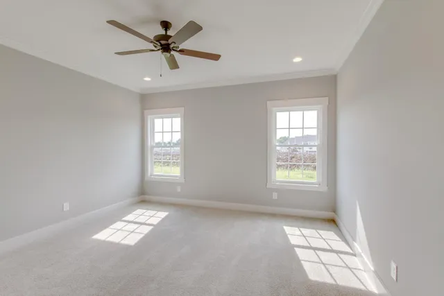a spacious bathroom with a bathtub and shower