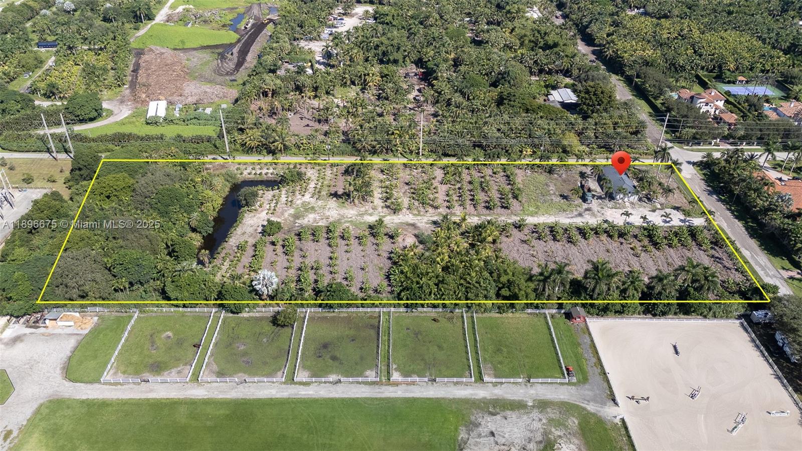 2045 Southwest 127th Avenue Davie, FL 33325 - Photo 4 of 7 an aerial view of a houses with a yard