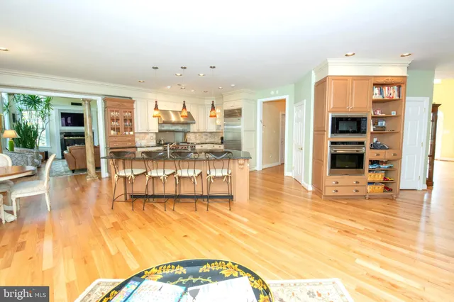 a view of a livingroom with furniture and a rug