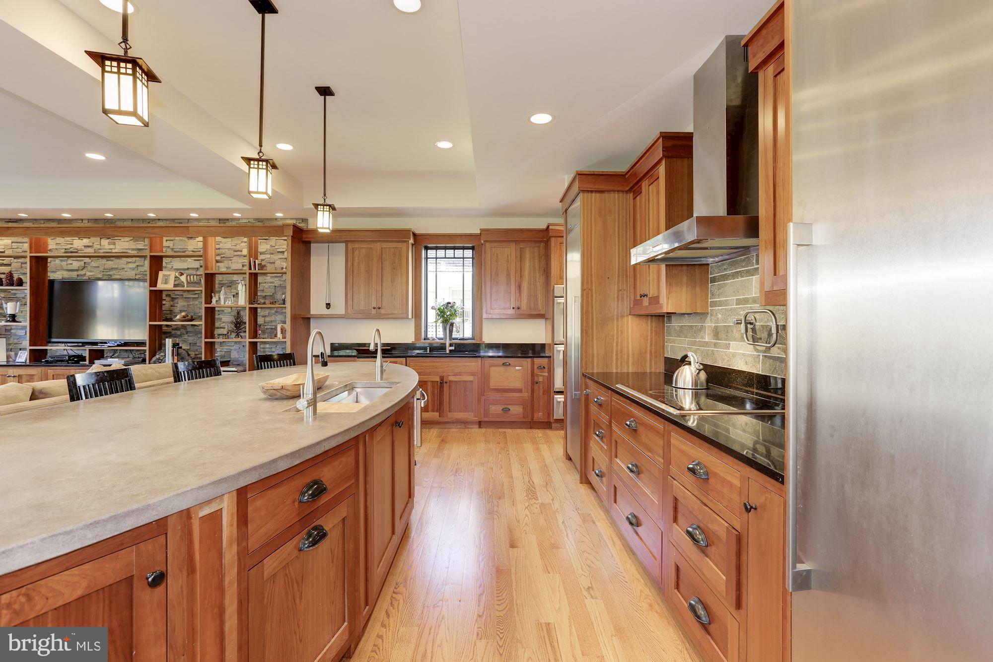 5631 Newington Road Bethesda, MD 20816 - Photo 11 of 96 Kitchen with inset cherry cabinets