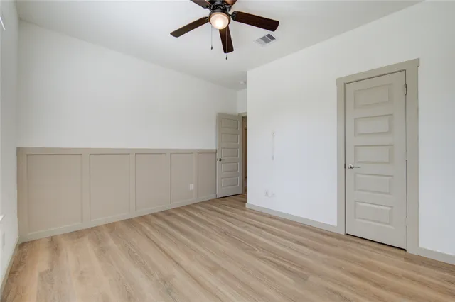 wooden floor in an empty room