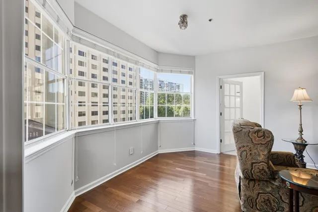 a room with furniture and a window