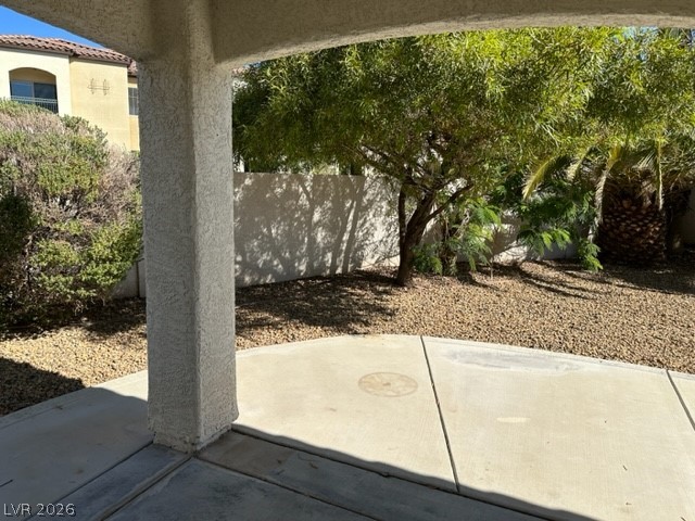 285 Spring Palms Street Henderson, NV 89012 - Photo 22 of 38 View of patio / terrace with fence
